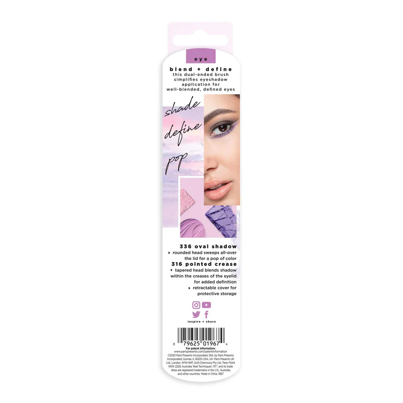 Bộ 2 Cọ Mắt REAL TECHNIQUES InstaPop Eye Brush Eyeshadow