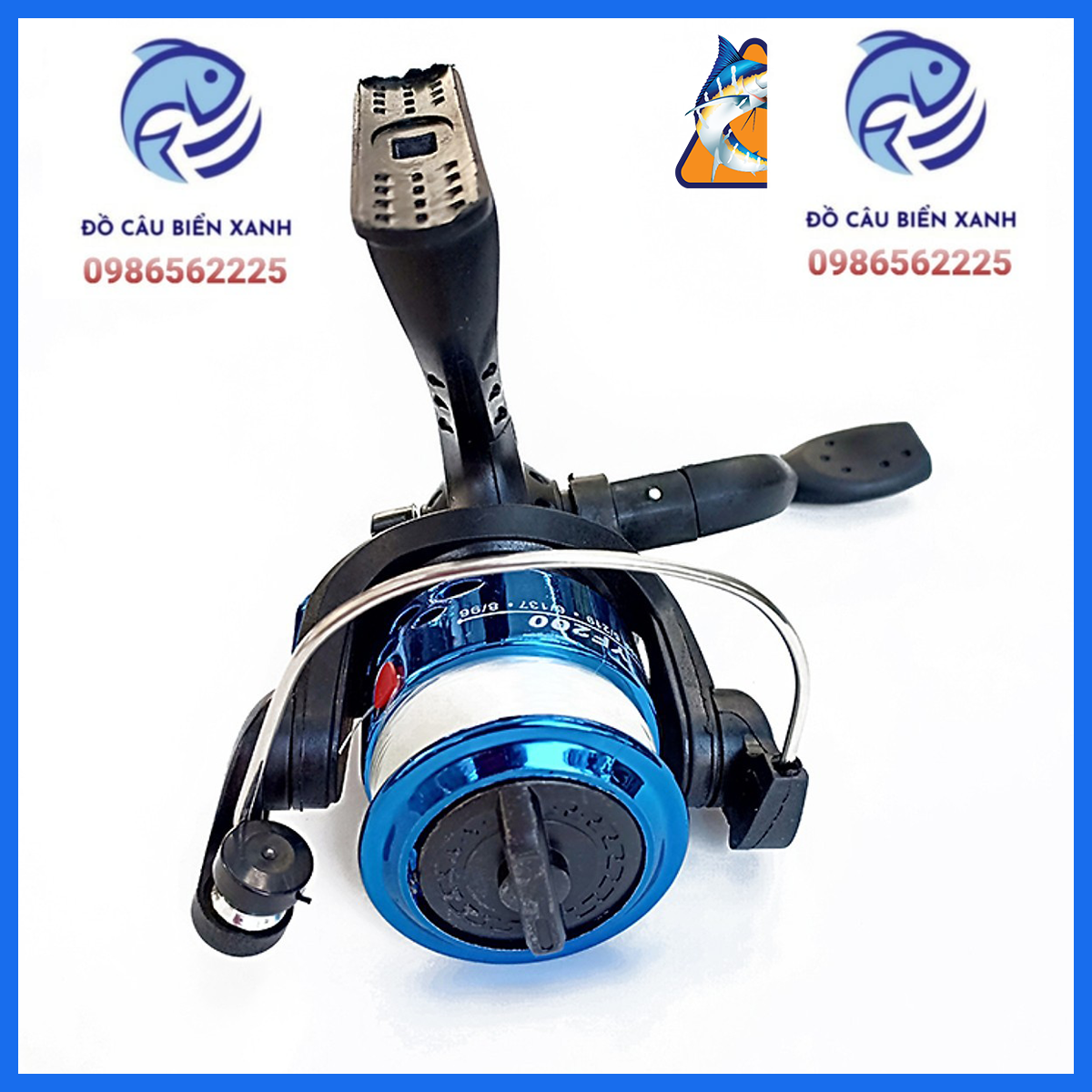 Máy Câu Cá YF2000 Chất Liệu Cao Cấp, Độ Bền Cao, Dễ Dàng Sử Dụng , May cau ca penn ( Đồ Câu Biển Xanh )