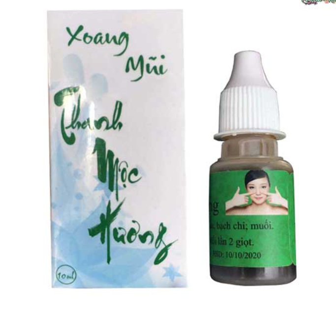 dung dịch nhỏ mũi thanh mộc hương