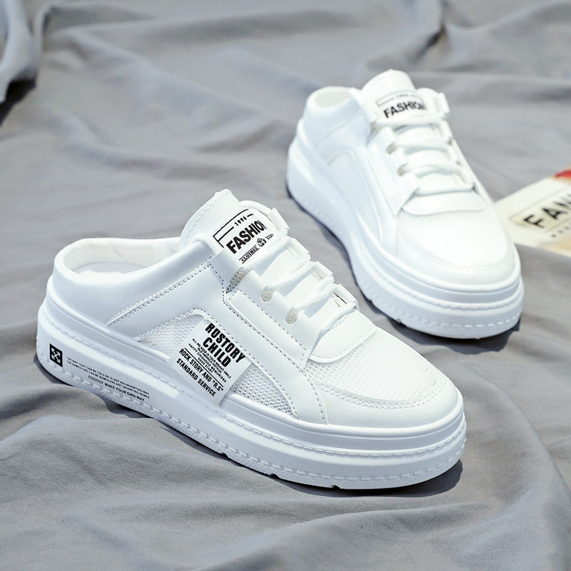 Giày Lưới Sục Nữ Giày Slip On Dế Bánh Mì 5 Phân