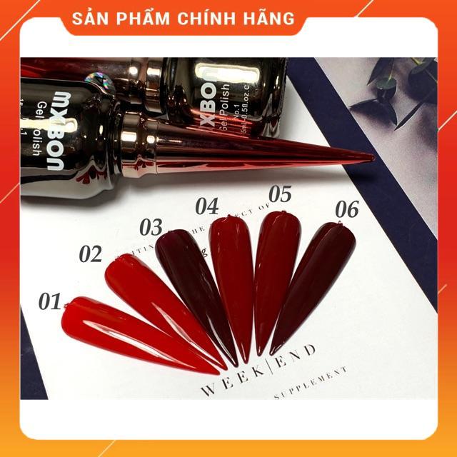 [CHÍNH HÃNG] Sơn Đỏ Mxbon đặc mướt - Chai 15ml - Loại 1