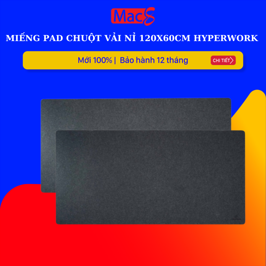 Miếng Pad chuột vải nỉ 120x60cm HyperWork