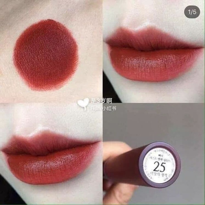 Son kem BBIA Last Velvet Lip Tint Version 5  - Son Hàn Quốc