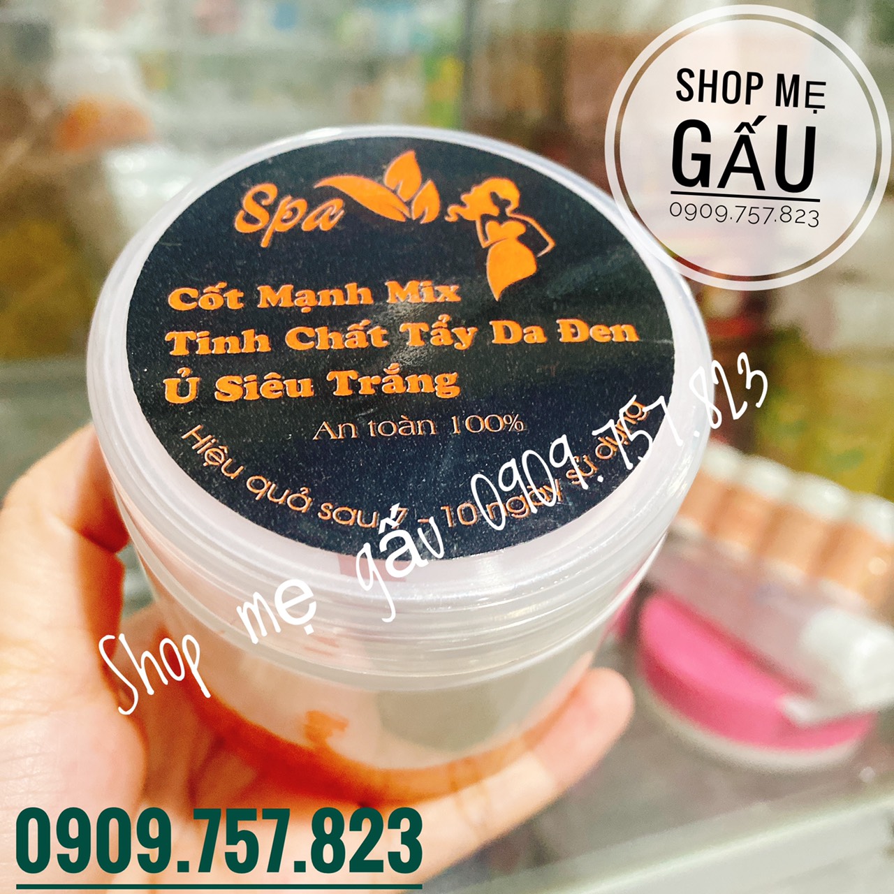 Kem dưỡng trắng da Cốt mạnh mix tẩy da đen 200g
