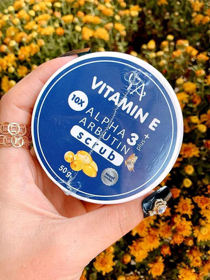 Tẩy tế bào chết VITAMIN E 10X SCRUB Thái Lan cho mặt