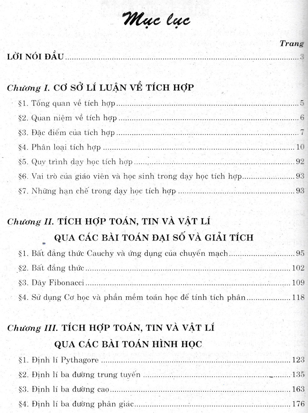 TÍCH HỢP TOÁN, TIN VÀ VẬT LÝ