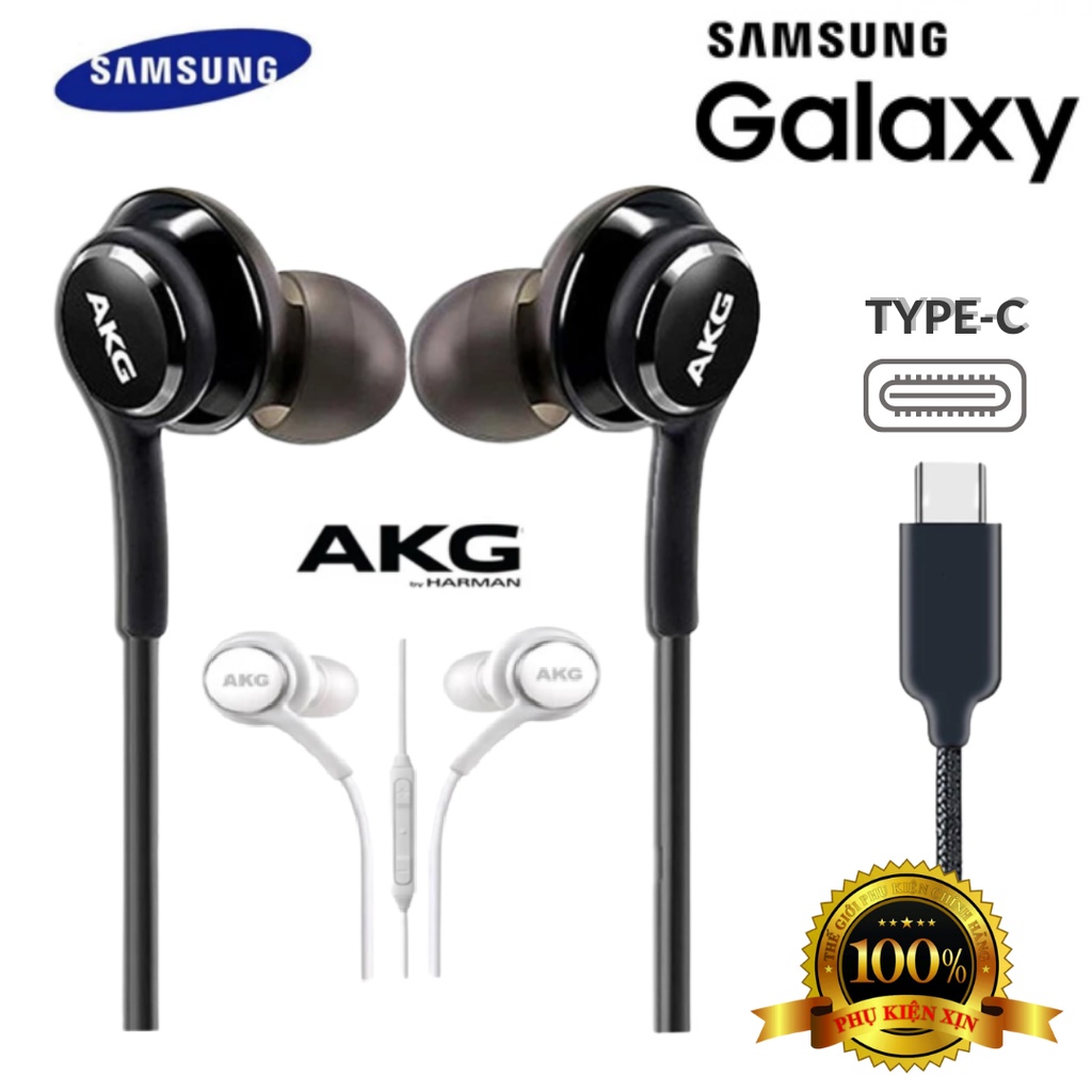 Tai nghe nhét tai dùng chp các máy samsung S8 S9 S10 S20 S21 S22 Note 8 Note 9 Note 10 Note 20 jack type C - 3.5mm