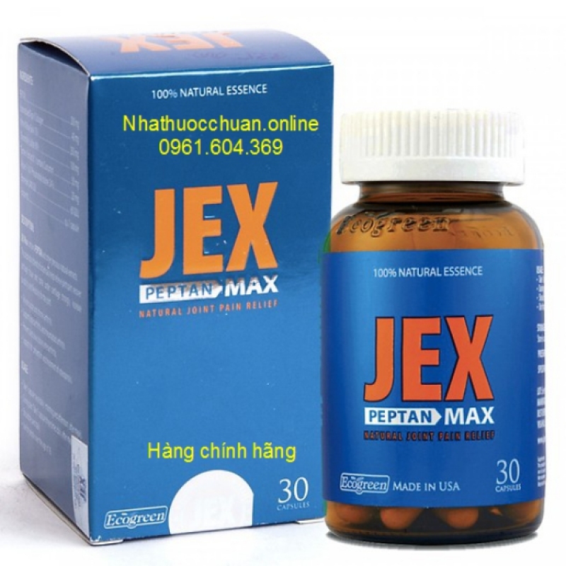 Viên bổ khớp JEX MAX (Hộp 30 viên - Hàng chính hãng ĐÃ CÀ TEM TÍCH ĐIỂM)