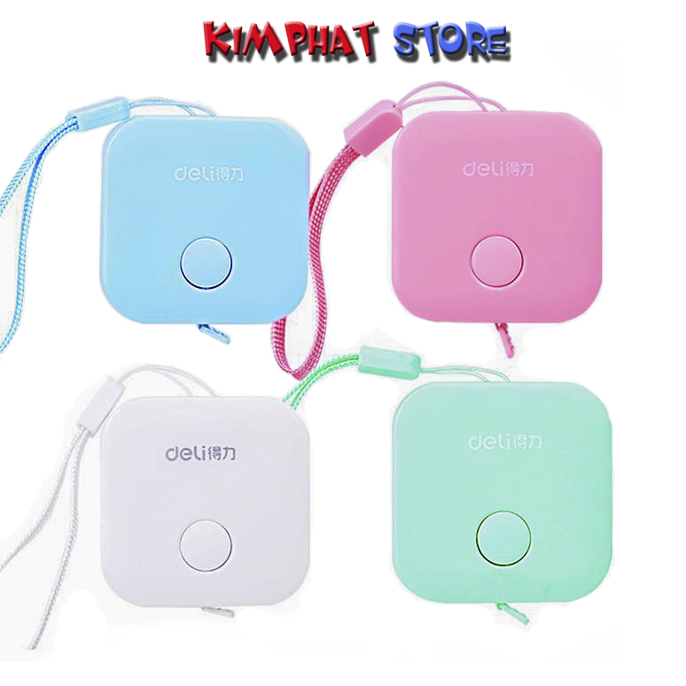 Thước dây da cuộn Deli - 1.5m - 79650