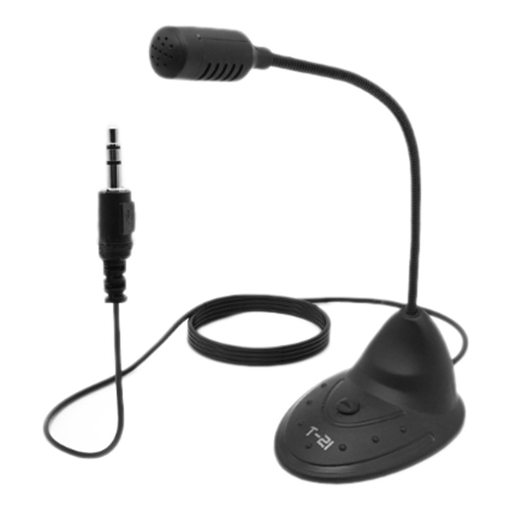 Mic chat voice, micro thu âm vi tính, micro có chân để bàn T-21