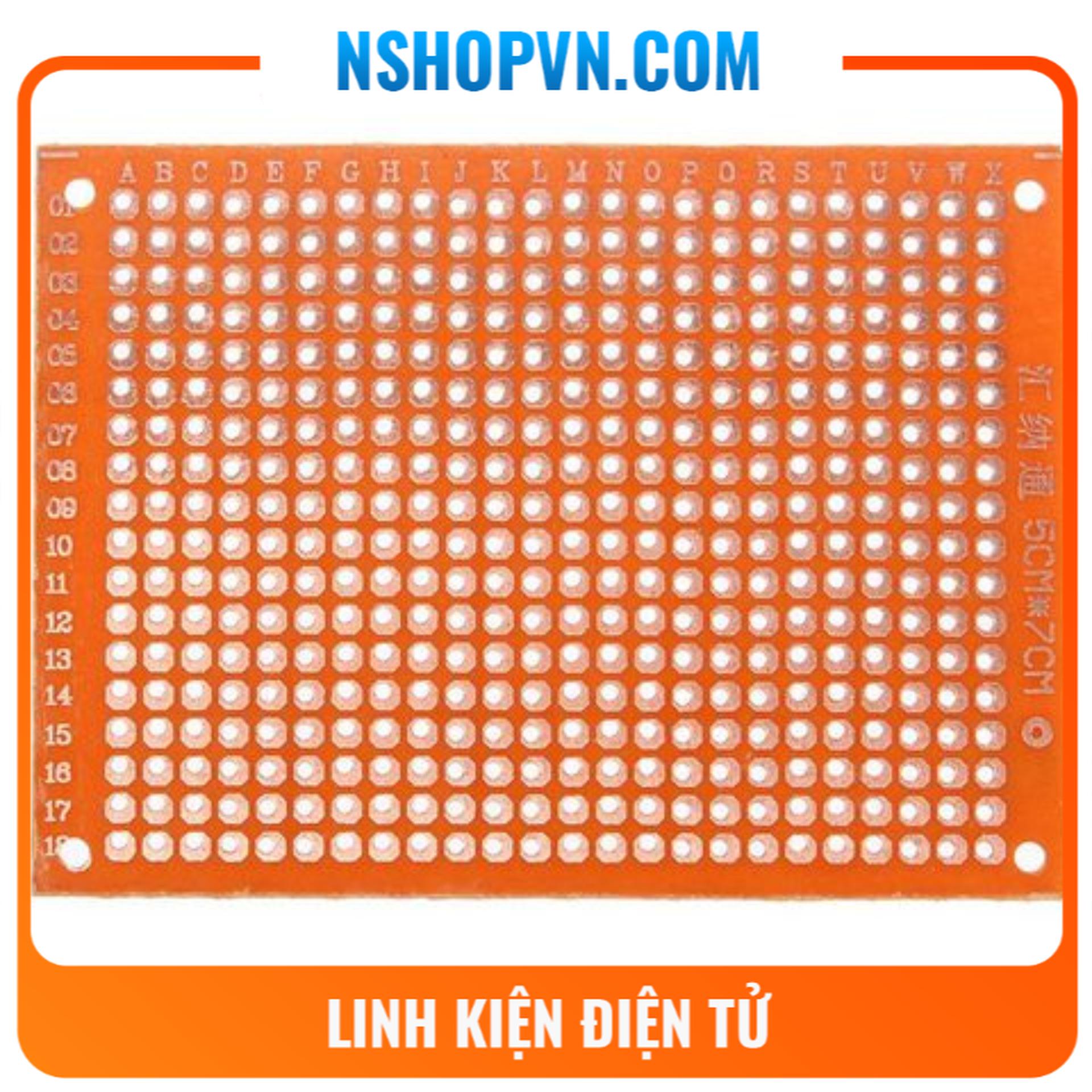 2 Test board hàn Bản mạch hàn 5x7cm sợi thủy tinh