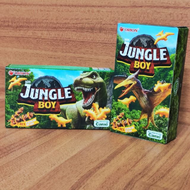 Bánh JUNGLE BOY - ORION® vị sườn bò sốt cam bổ sung CANXI 35g