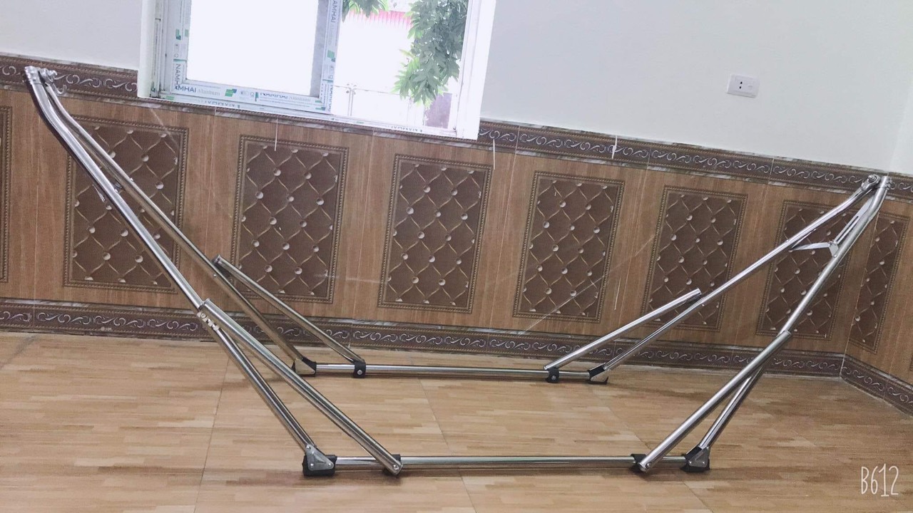CHỈ KHUNG- VÕNG XẾP INOX PHI 32 sáng bóng, không gỉ sét