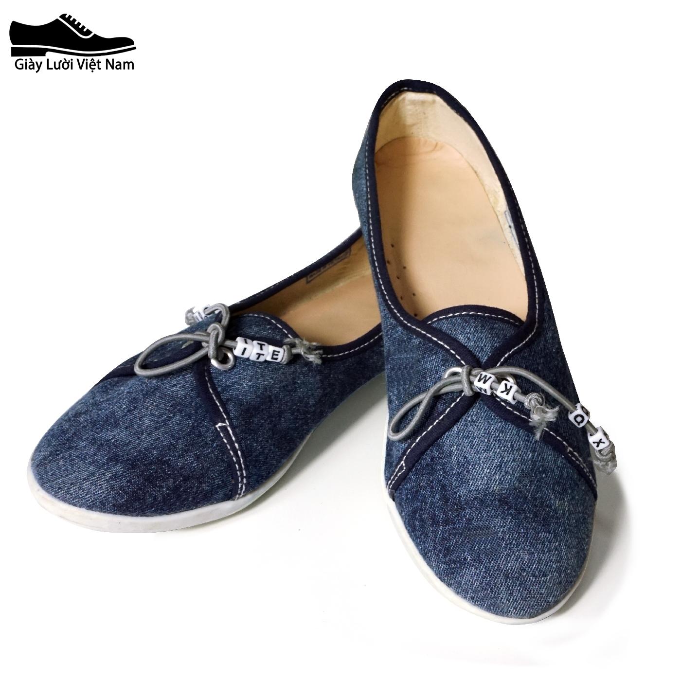 Giày Búp Bê Nữ Vải Bò - L19