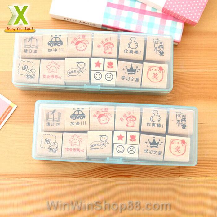 Bộ con dấu khen thưởng - Tiếng Hoa