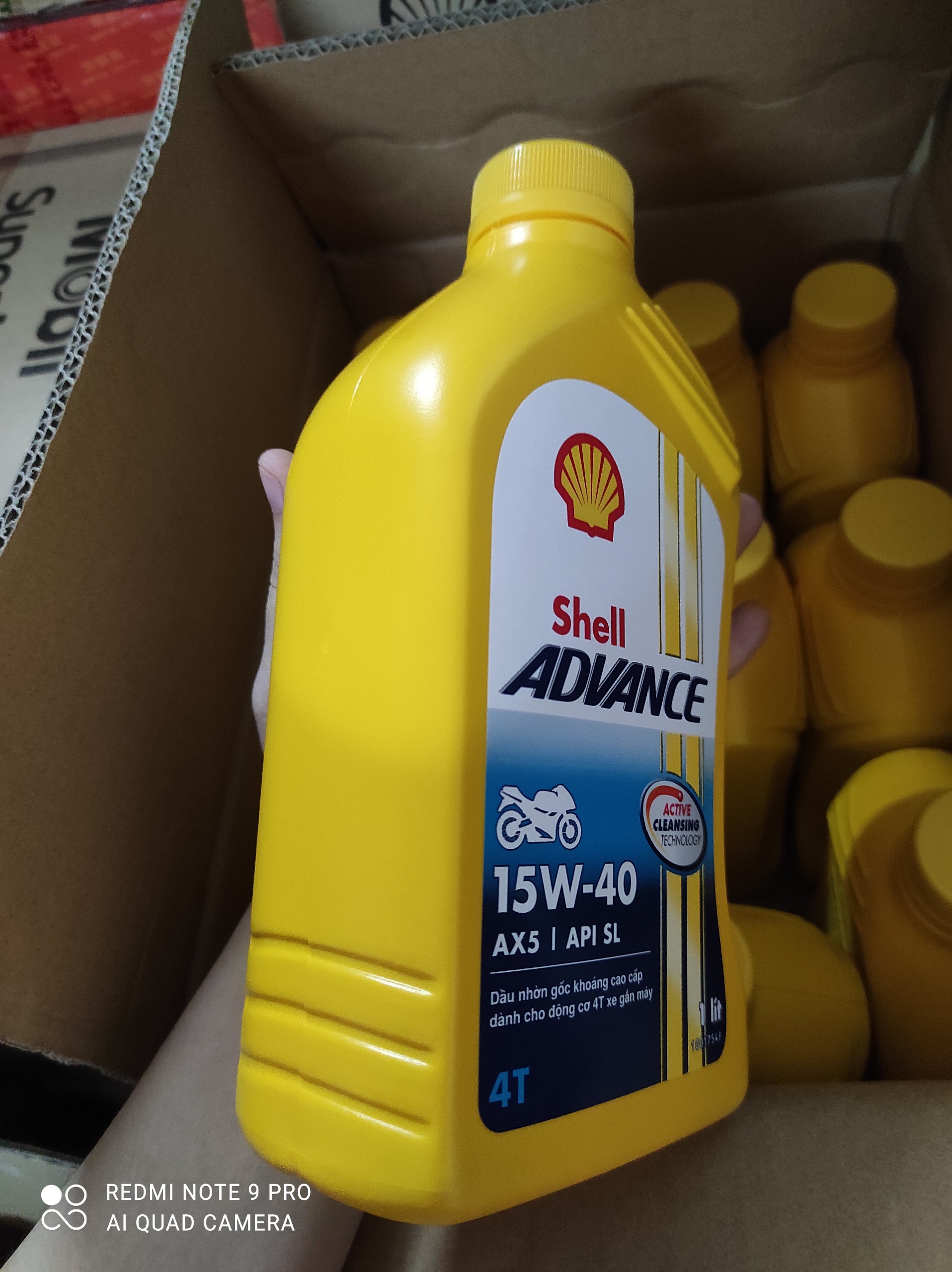 NHỚT SHELL ADVANCE AX5 1L  XE SỐ 15W40