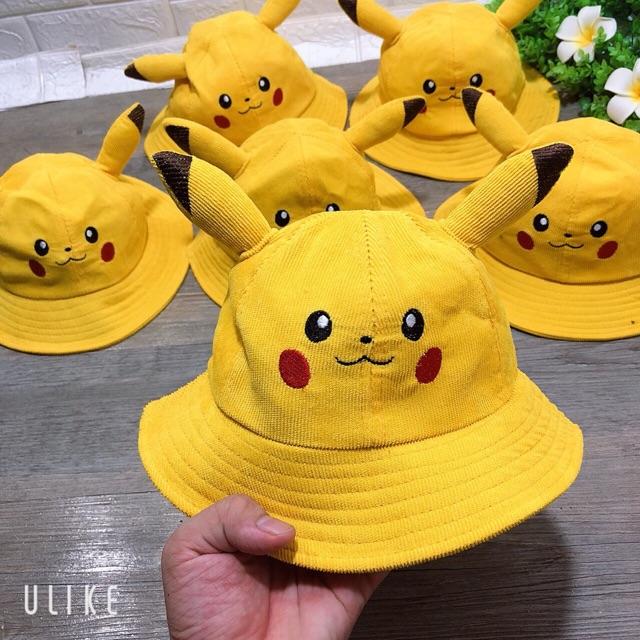 Mũ nón vành Pikachu cho bé