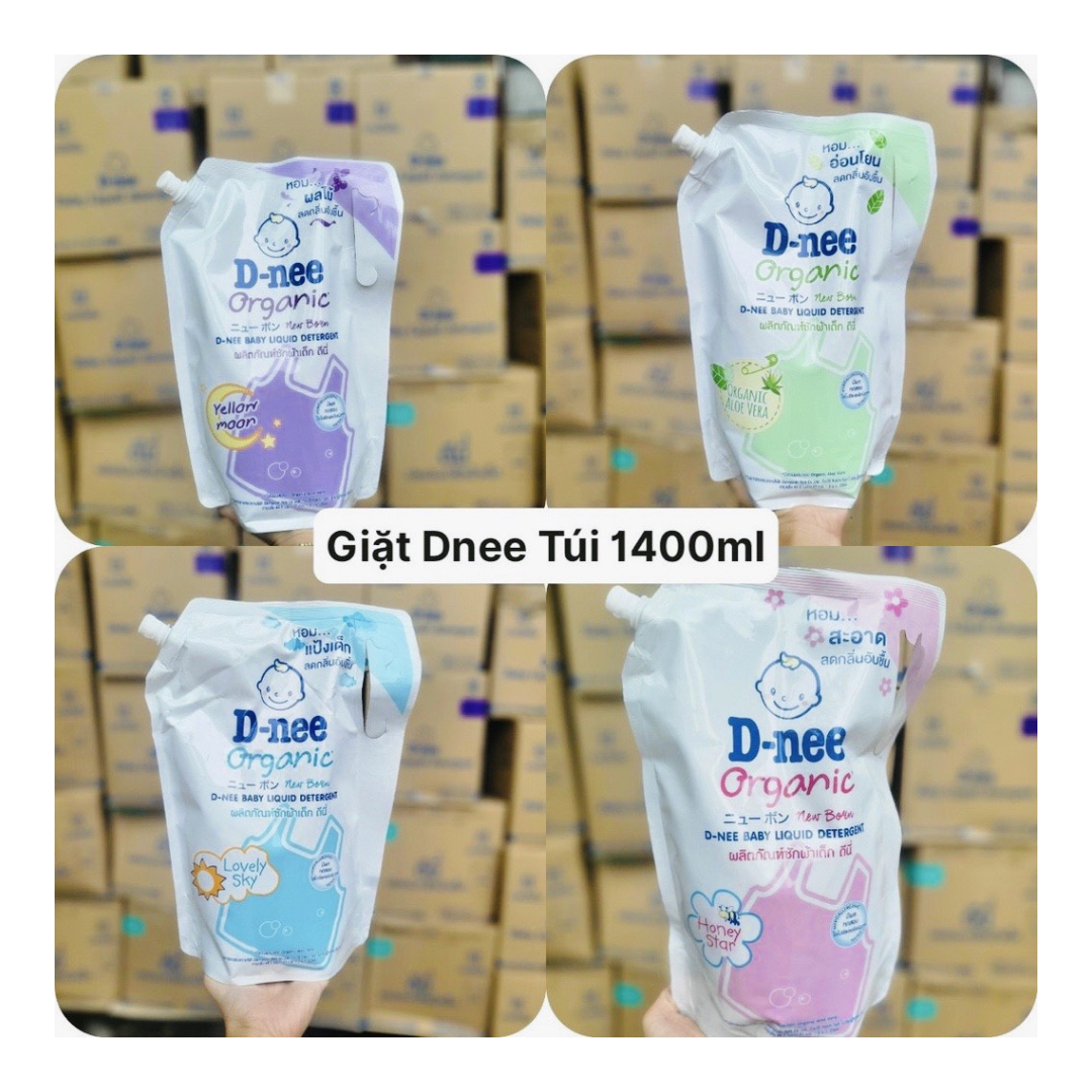 [Chính hãng] Nước Giặt Dnee Thái Lan Can 3000ml. Túi Dnee 1400ml
