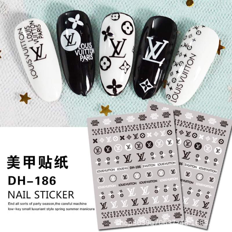 Sticker dán móng tay Thương hiệu nổi tiếng