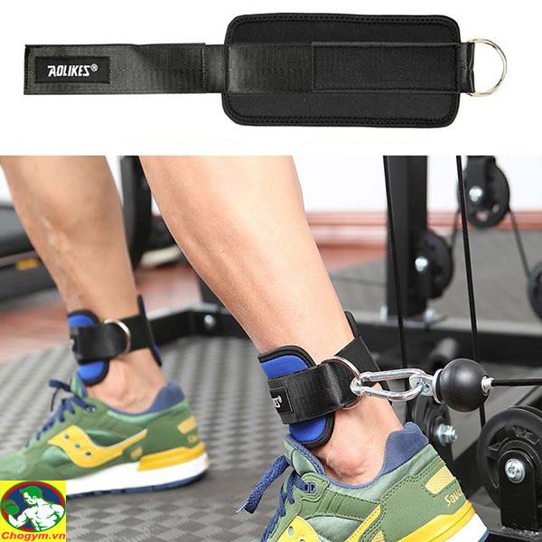 Đai Cổ Chân Tập Mông Boer Sport | Dây Quấn Cổ Chân Kickback, Phụ Kiện Máy Cáp Tập Mông Đùi Gym (1 Đôi)