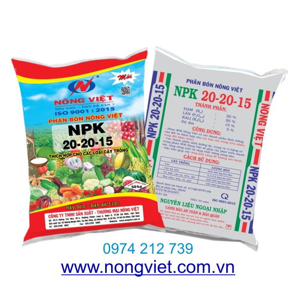 [HCM]Phân bón NPK 20-20-15