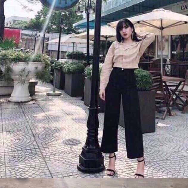 [HCM]QUẦN BAGGY NỮ ỐNG RỘNG THỜI TRANG CAO CẤP SEVENSHOP89 MS144Q