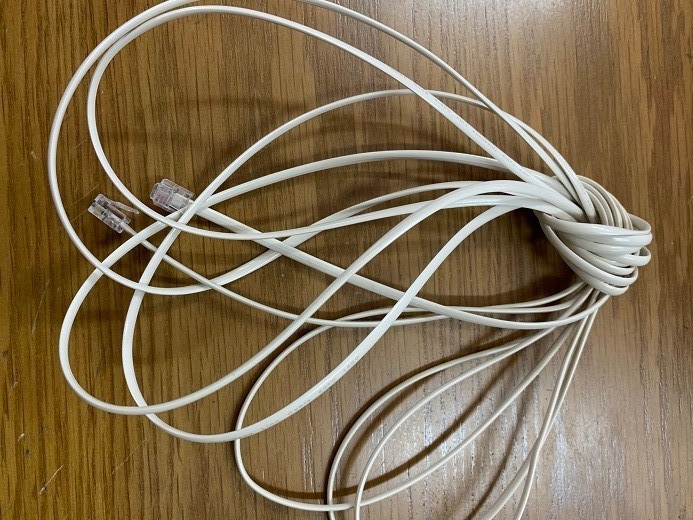 Dây Line điện thoại bàn bấm sẵn 2 đầu dài 10m