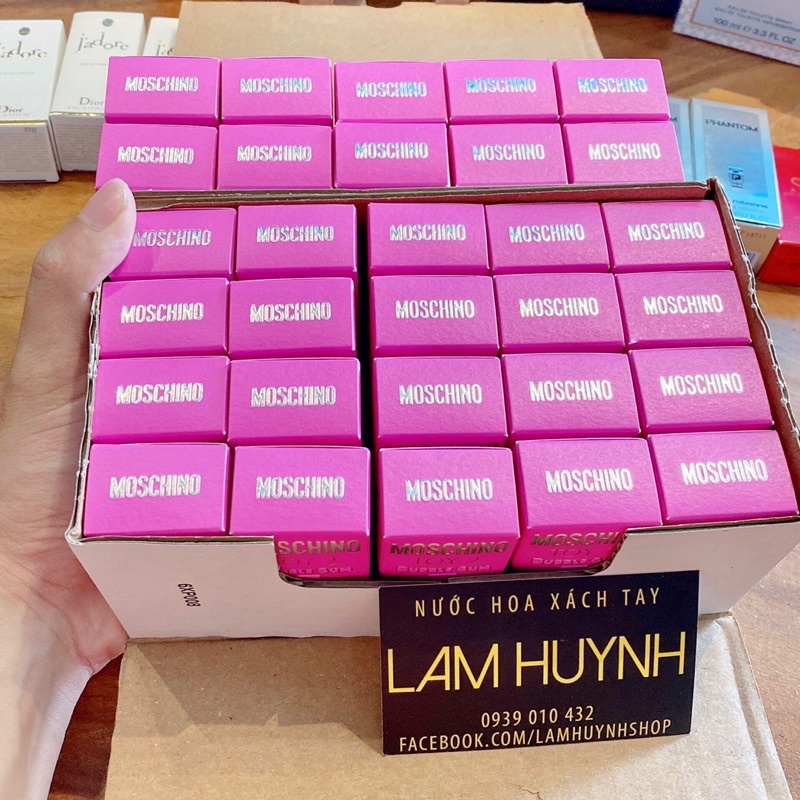 [ NEW 2021 ] Nước hoa mini MOSCHINO hồng TOY 2 BUBBLE GUM 5ml
