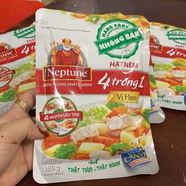 Gói 380g Hạt nêm NEPTUNE 4 IN 1
