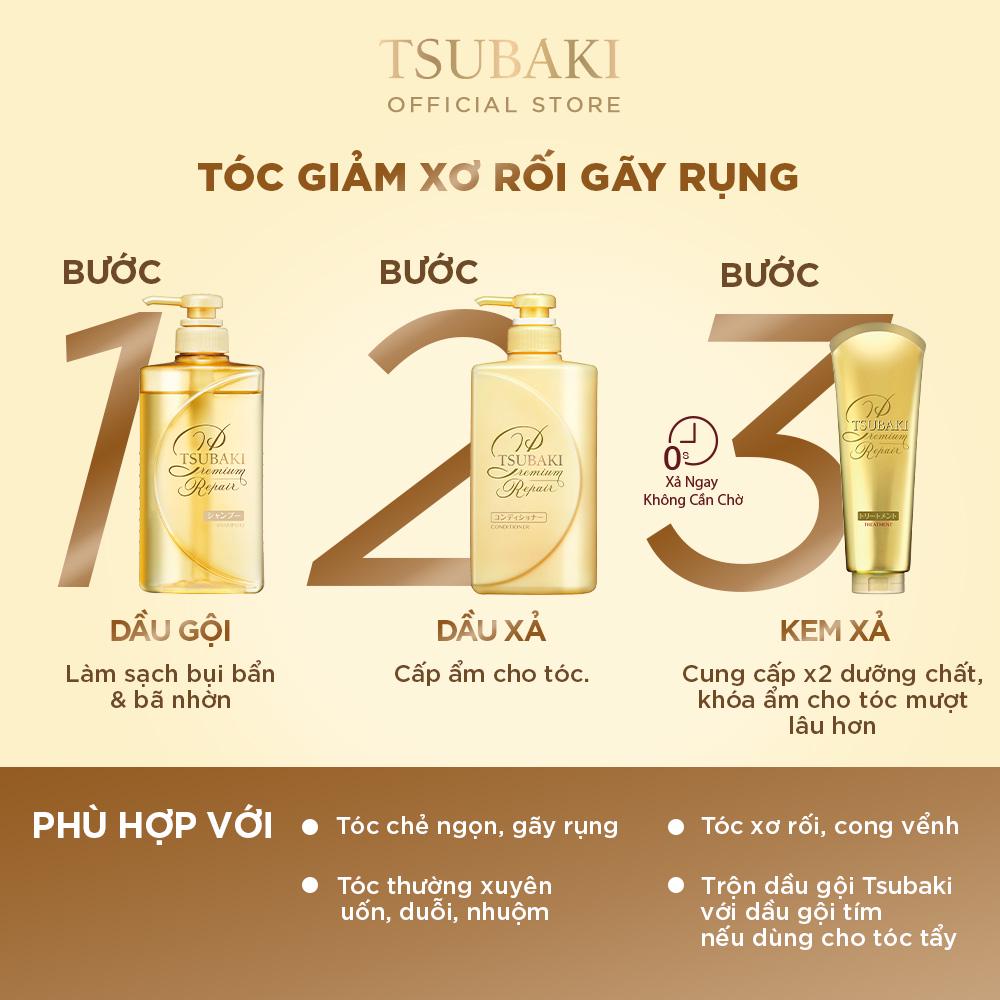 Dầu Xả Tsubaki Premium Phục Hồi Ngăn Rụng Tóc, Dưỡng Tóc Bóng Mượt 490ml | Hasaki | Sản phẩm chính hãng
