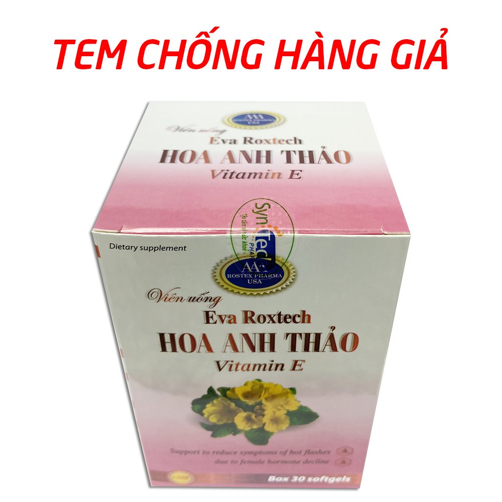 Viên uống dầu hoa anh thảo sữa ong chúa dầu hoa hồng giúp đẹp da tăng nội tiết tố nữ - Chai 30 viên