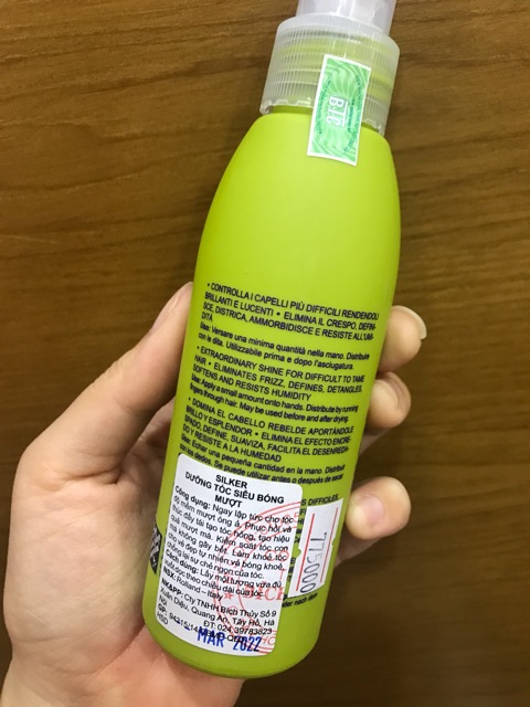 Dầu dưỡng bóng siêu mượt Una Silker Rolland 150ml