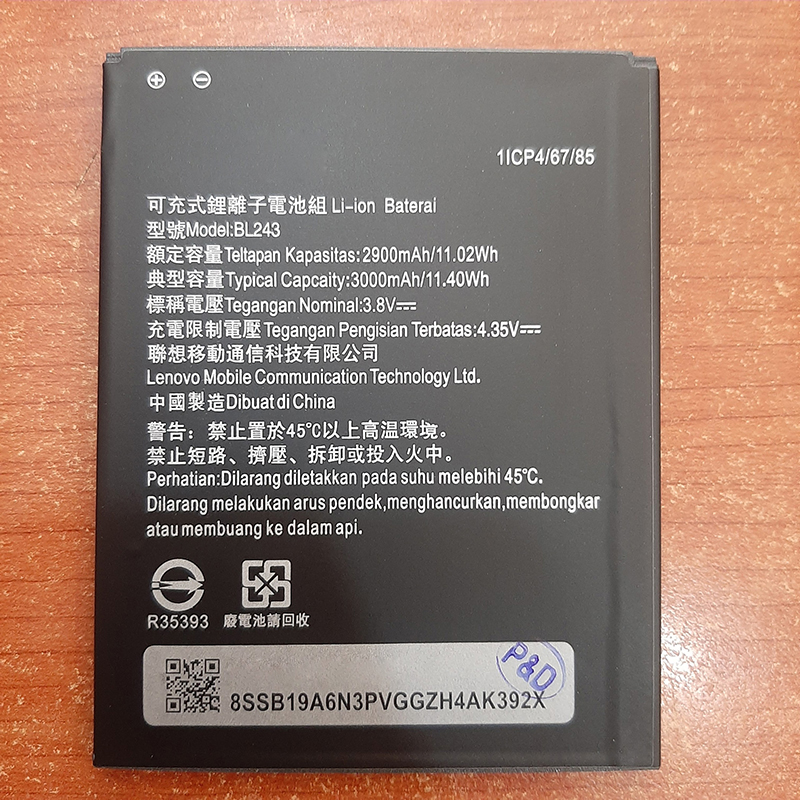 Pin Điện Thoại Lenovo A7000A