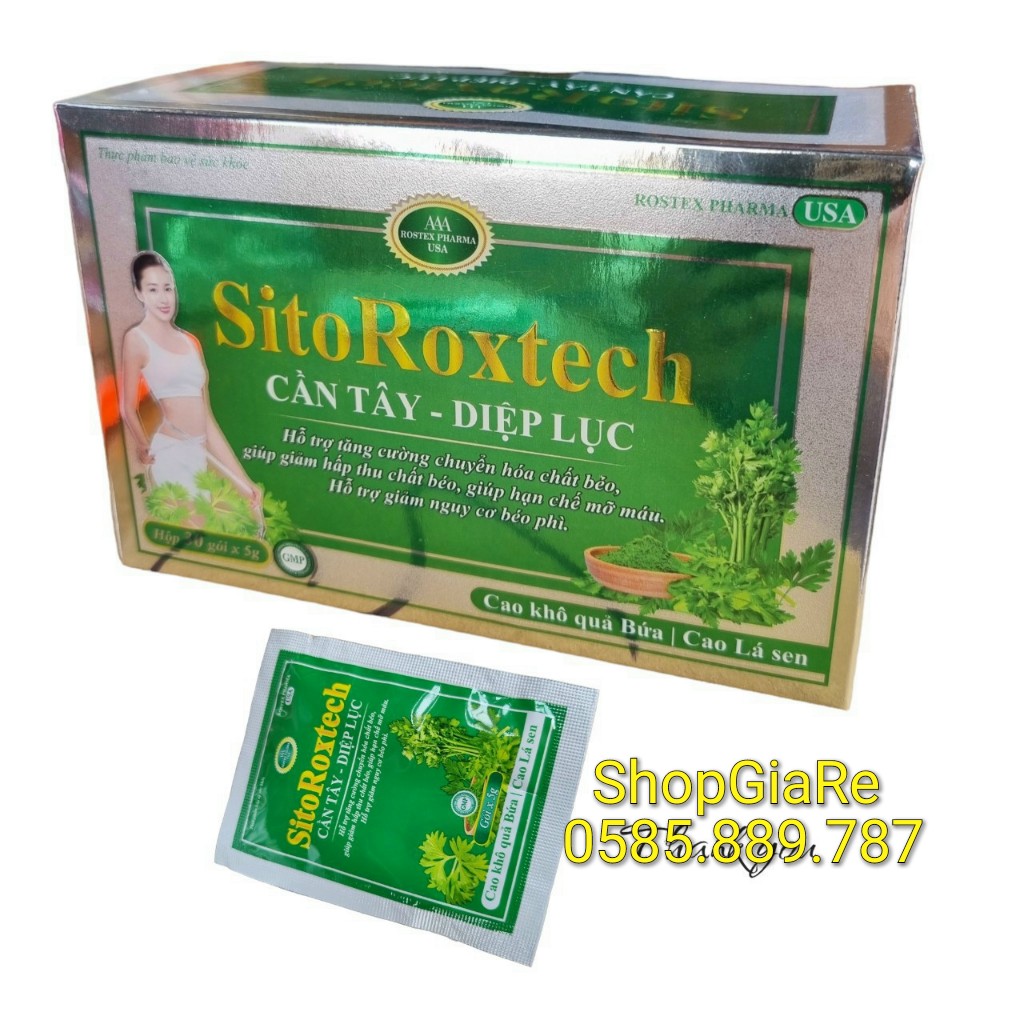Bột cần tây diệp lục sito roxtech