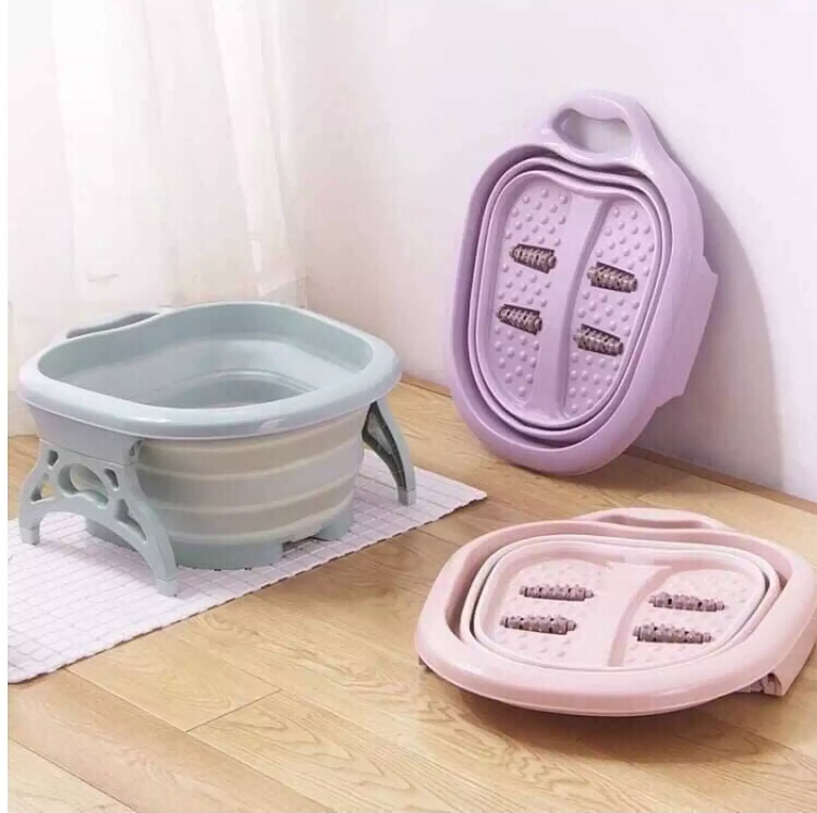 Chậu Ngâm Chân Gấp Gọn (giao màu ngẫu nhiên)