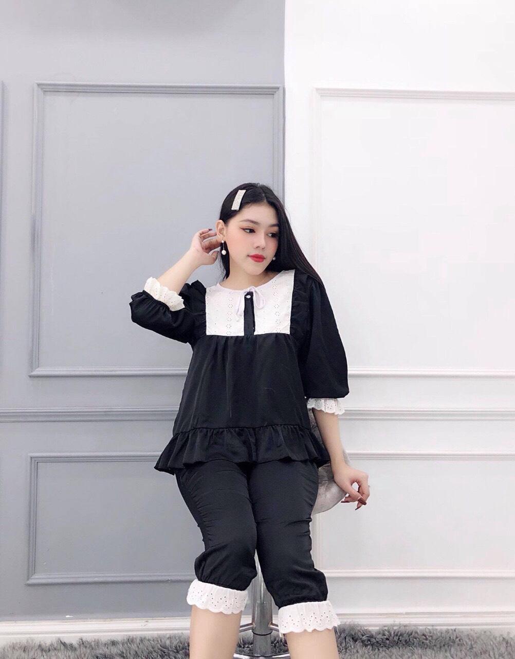 Sét bộ mặc nhà phi lụa -QH