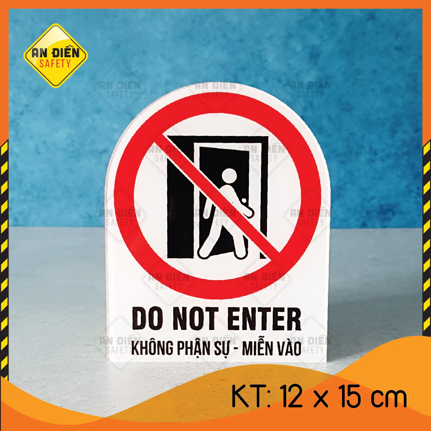 [HCM]Biển báo An Điền Safety - Biển báo Không Phận Sự Miễn Vào Do Not Enter