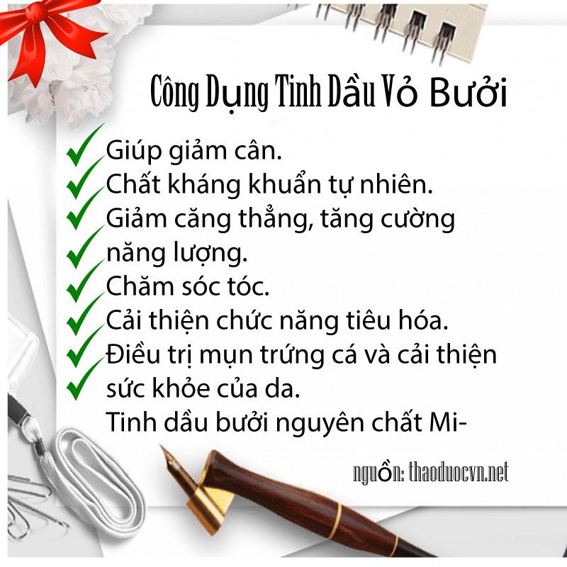 [HOT] Tinh dầu vỏ bưởi nguyên chất 10ml - Taphaco - Thảo Dược Tấn Phát