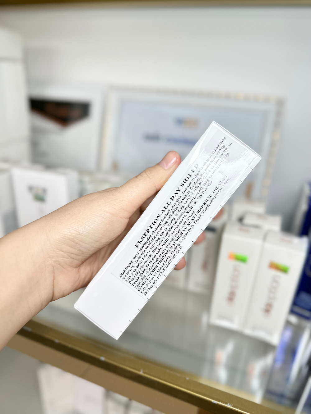 Kem chống nắng sau xâm lấn Ekseption All Day Shield Spf 50