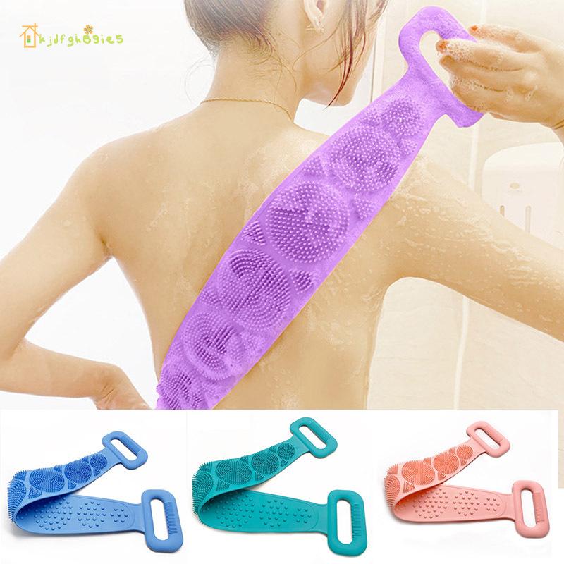 Dây Tắm Chà Lưng 2 Mặt BẰng Silicone