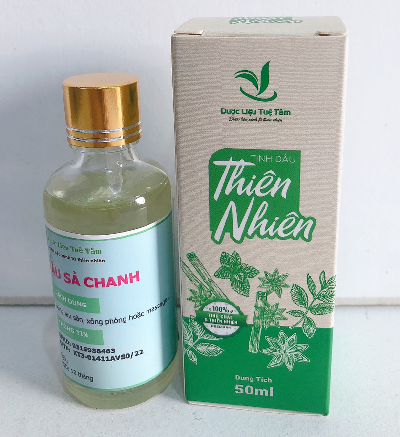 [HCM]Tinh Dầu Sả Chanh Nguyên Chất (50ml)