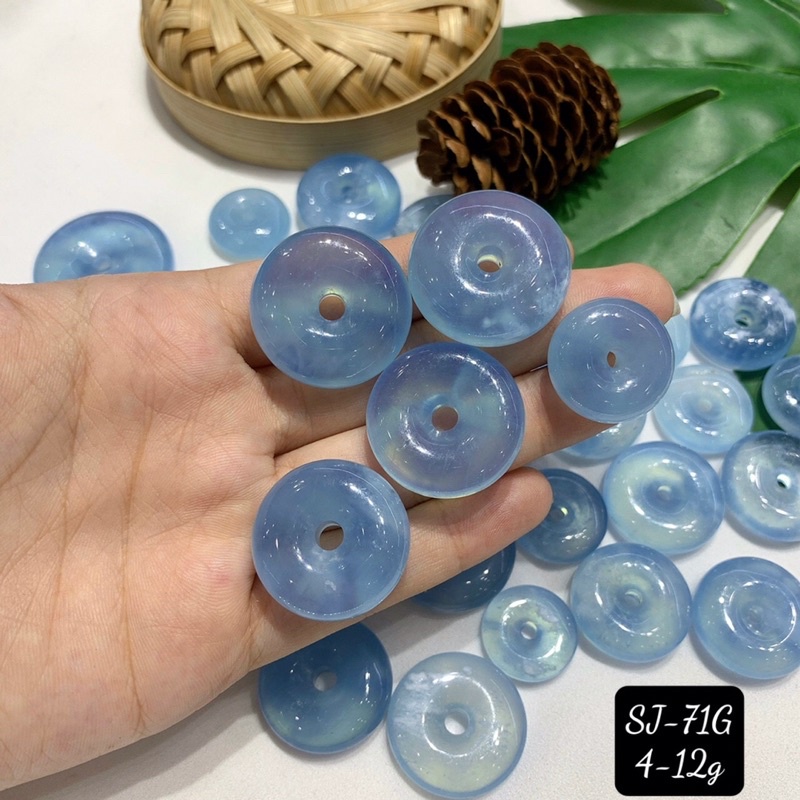 Đồng Điếu Aquamarine 5A nhiều Size Đẹp