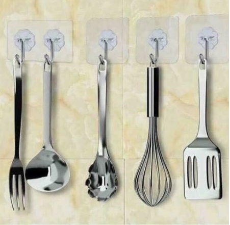 Combo 10 móc dán tường chịu lực siêu chắc
