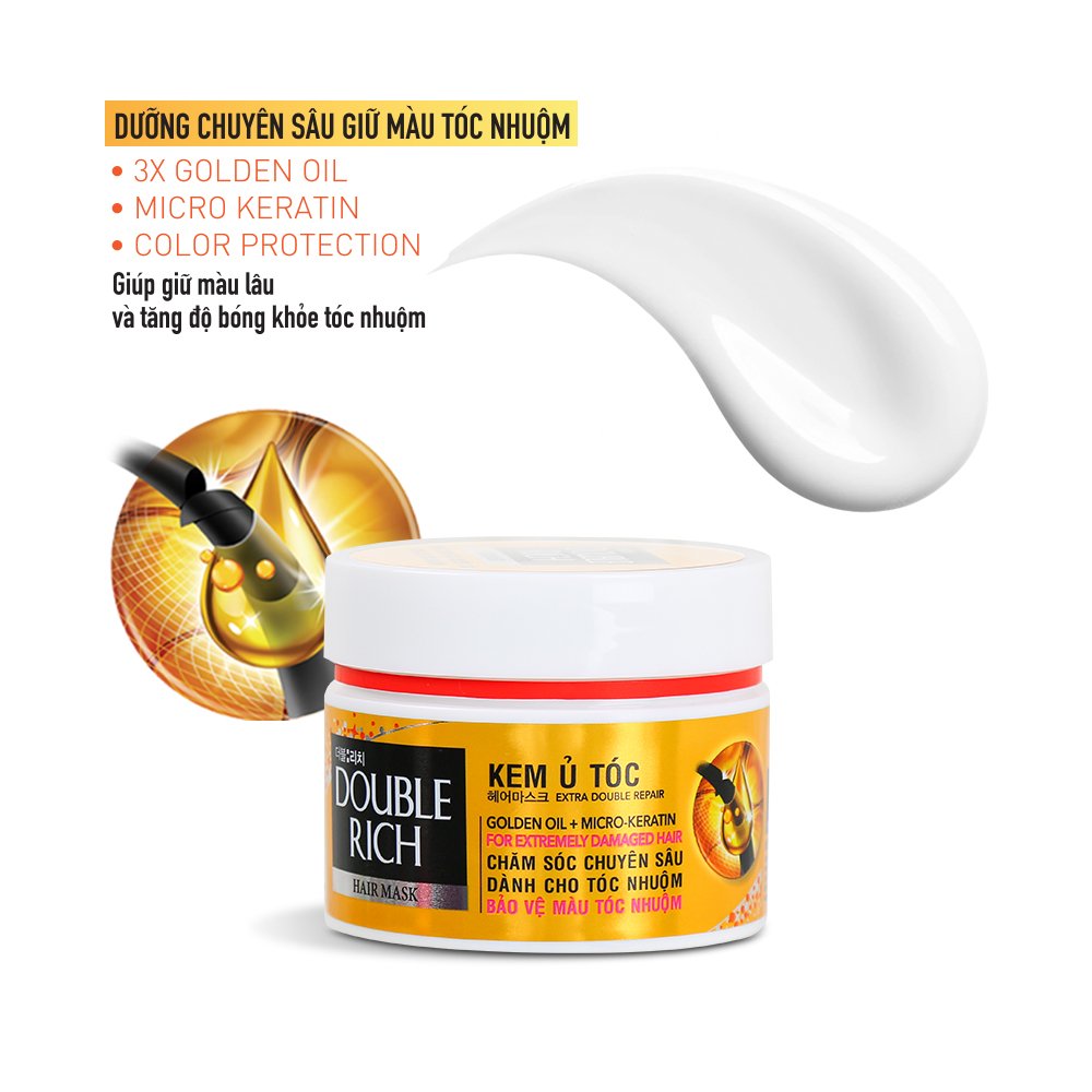 Kem Ủ Double Rich Chăm Sóc Cho Tóc Nhuộm 150g