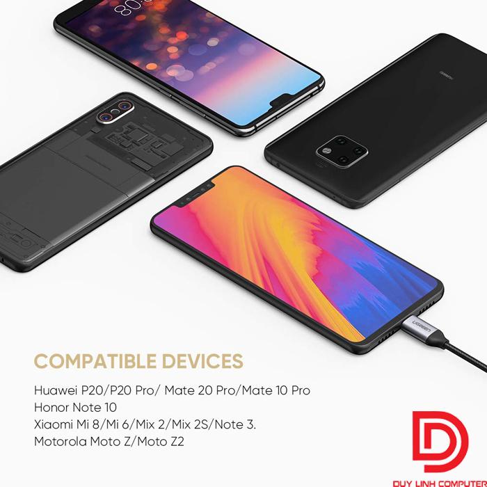 Cáp USB Type C to 3.5mm Ugreen 30632 chính hãng