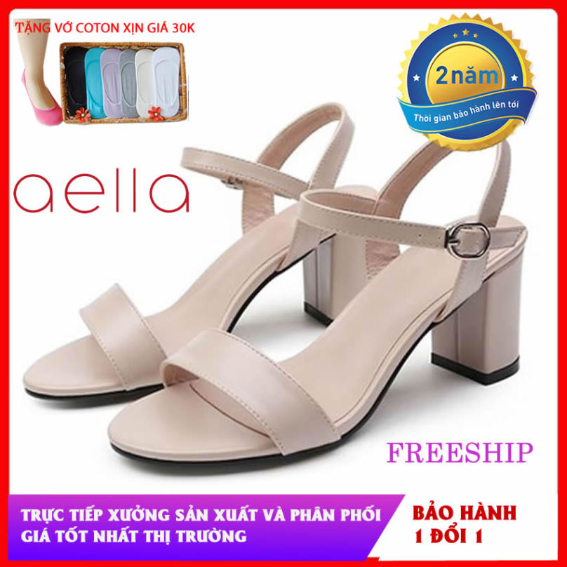 Giày cao gót nữ 5cm hậu C AELLA205 - Quí phái , êm ái - Giày nữ cao gót 2020 giá rẻ