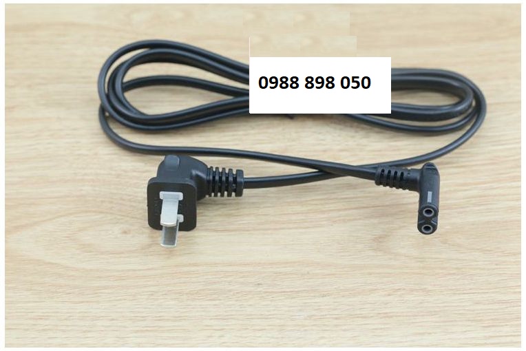 Nguồn dây 2 chấu cho cục sạc laptop hàng xịn
