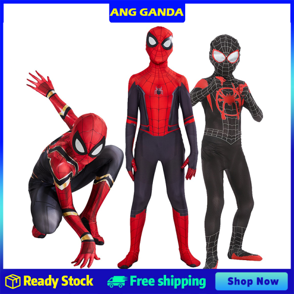 high quality Bộ áo liền quần hóa trang nhân vật Spiderman phong cách Far From Home cho các bé - INTL