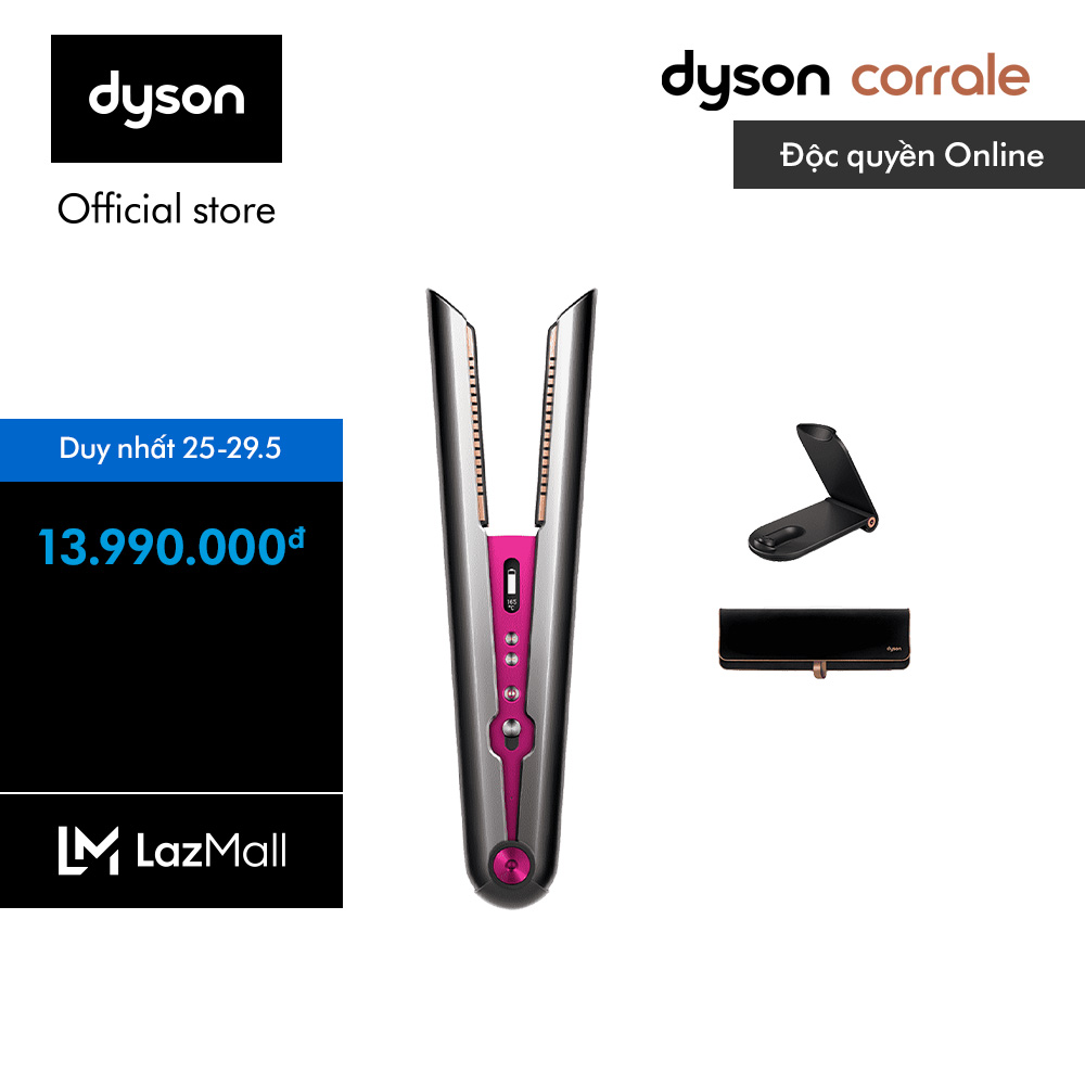 [TỪ 20H 4.5: SIÊU SALE 5.5] Máy duỗi tóc Dyson Corrale  HS07 (Đen Xám/Hồng)