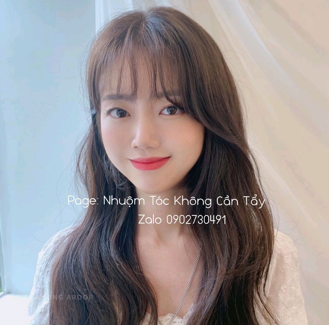 Thuốc nhuộm tóc màu Nâu Trà (kèm oxi và găng tay)